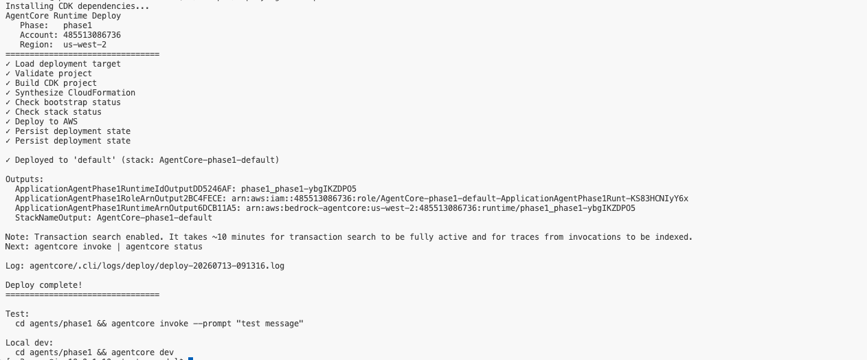 Deploy Success
